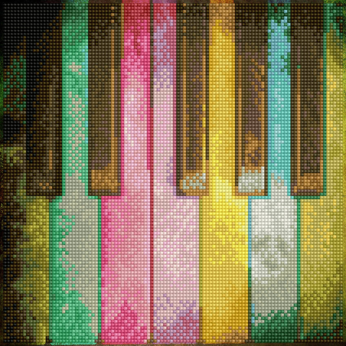 Piano Rainbow (Framed)