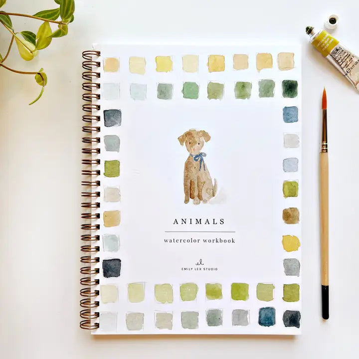 Animals Emily Lex Watercolor Workbook