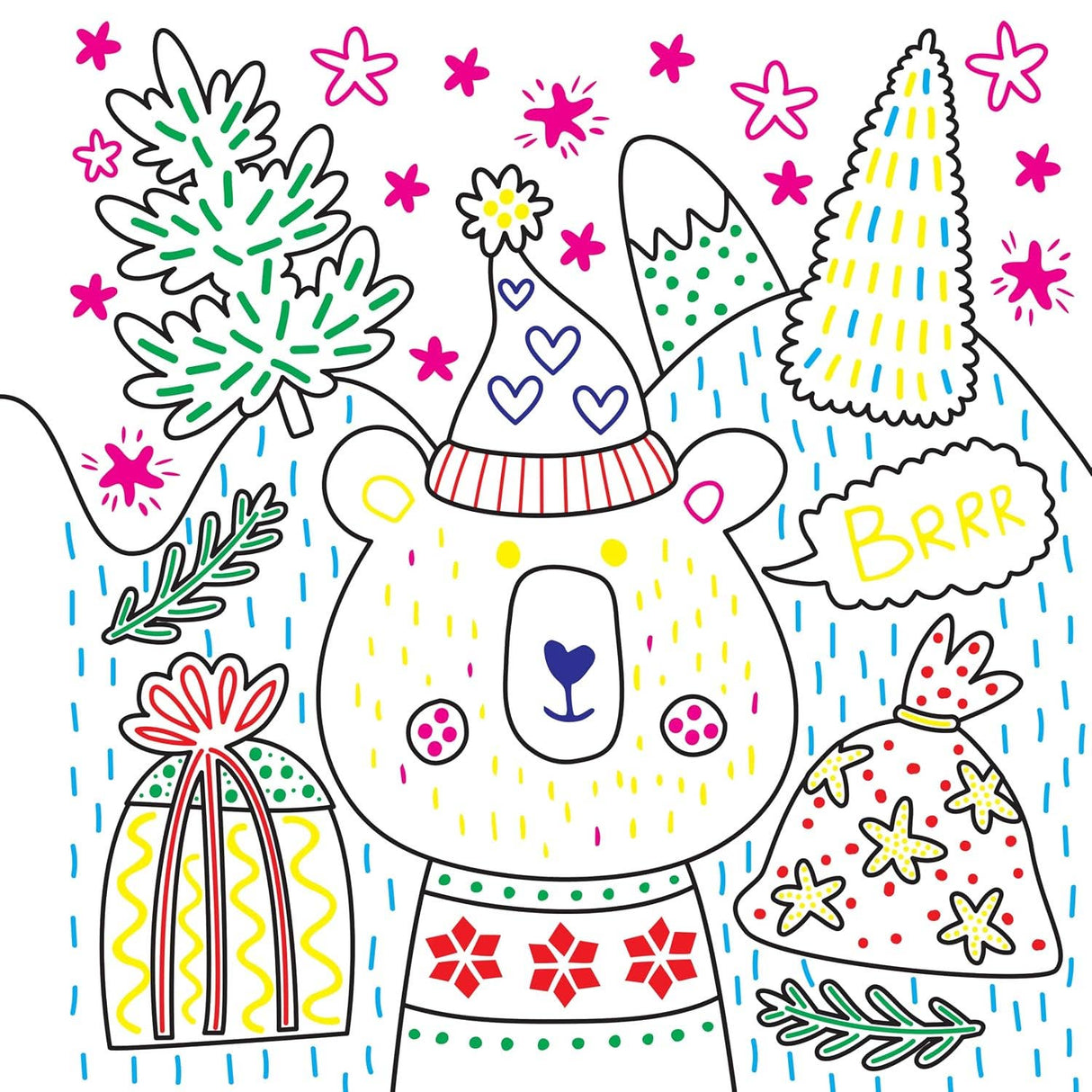 Easy and Fun Paint Magic with Water: Christmas