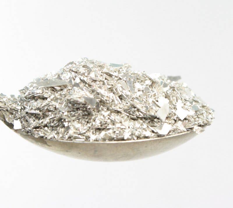 Silver Fusion - German Glass Glitter - 90 Grit - 14 grams