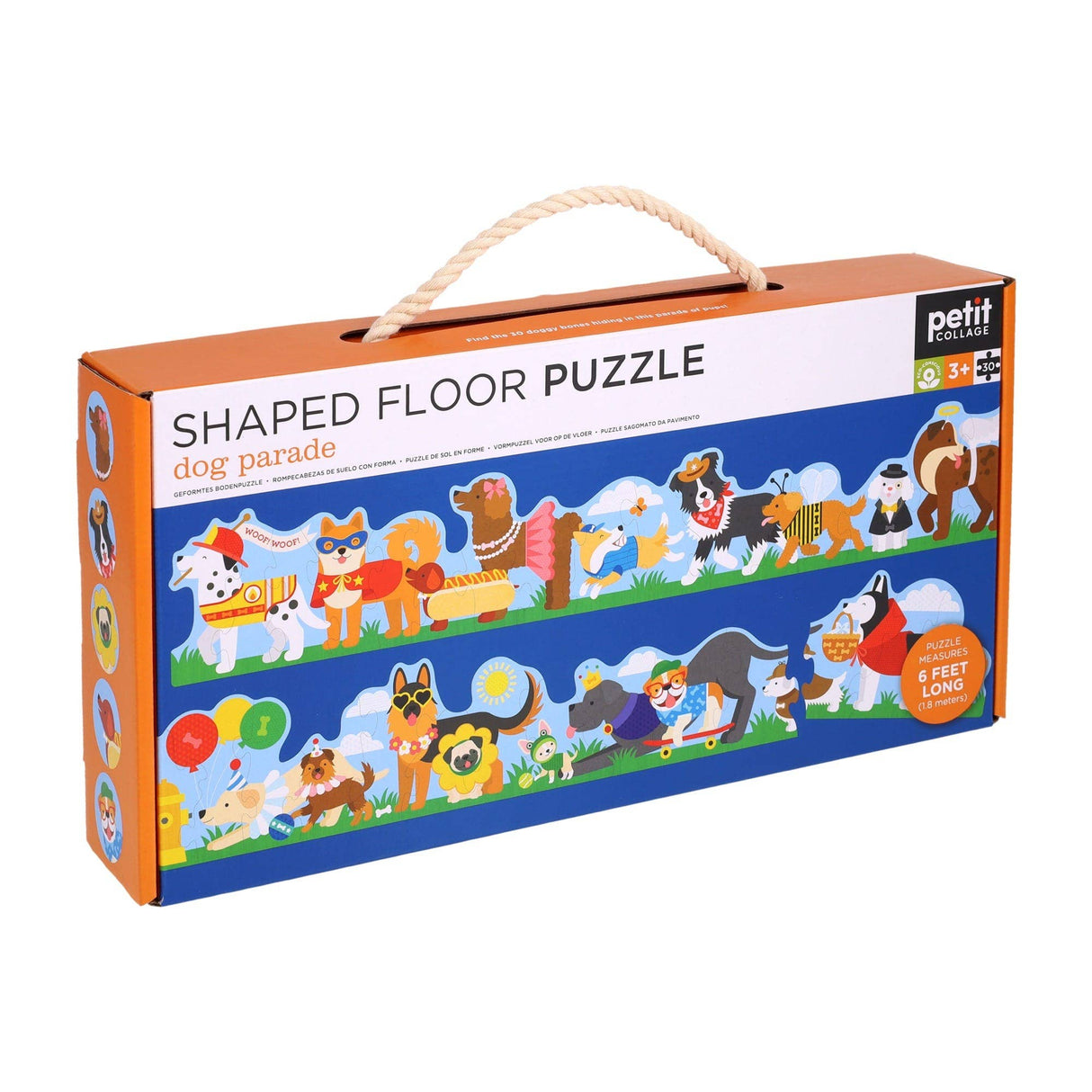 Shaped Floor Puzzle: Dog Parade