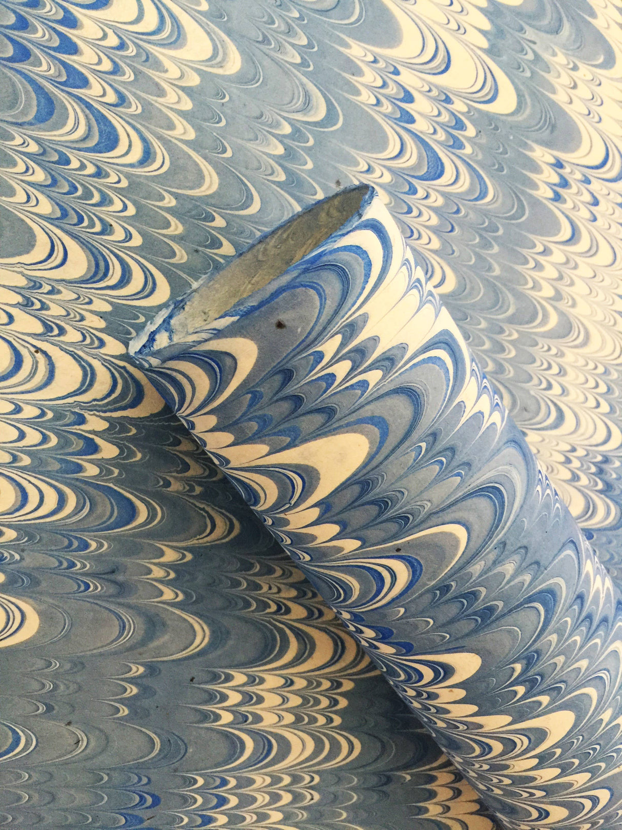 Blue Marbled Lokta paper