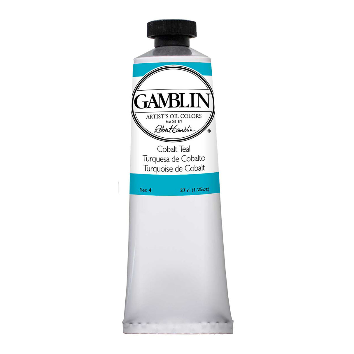 Gamblin Artist Grade Oil Color, 37ml, Cobalt Teal