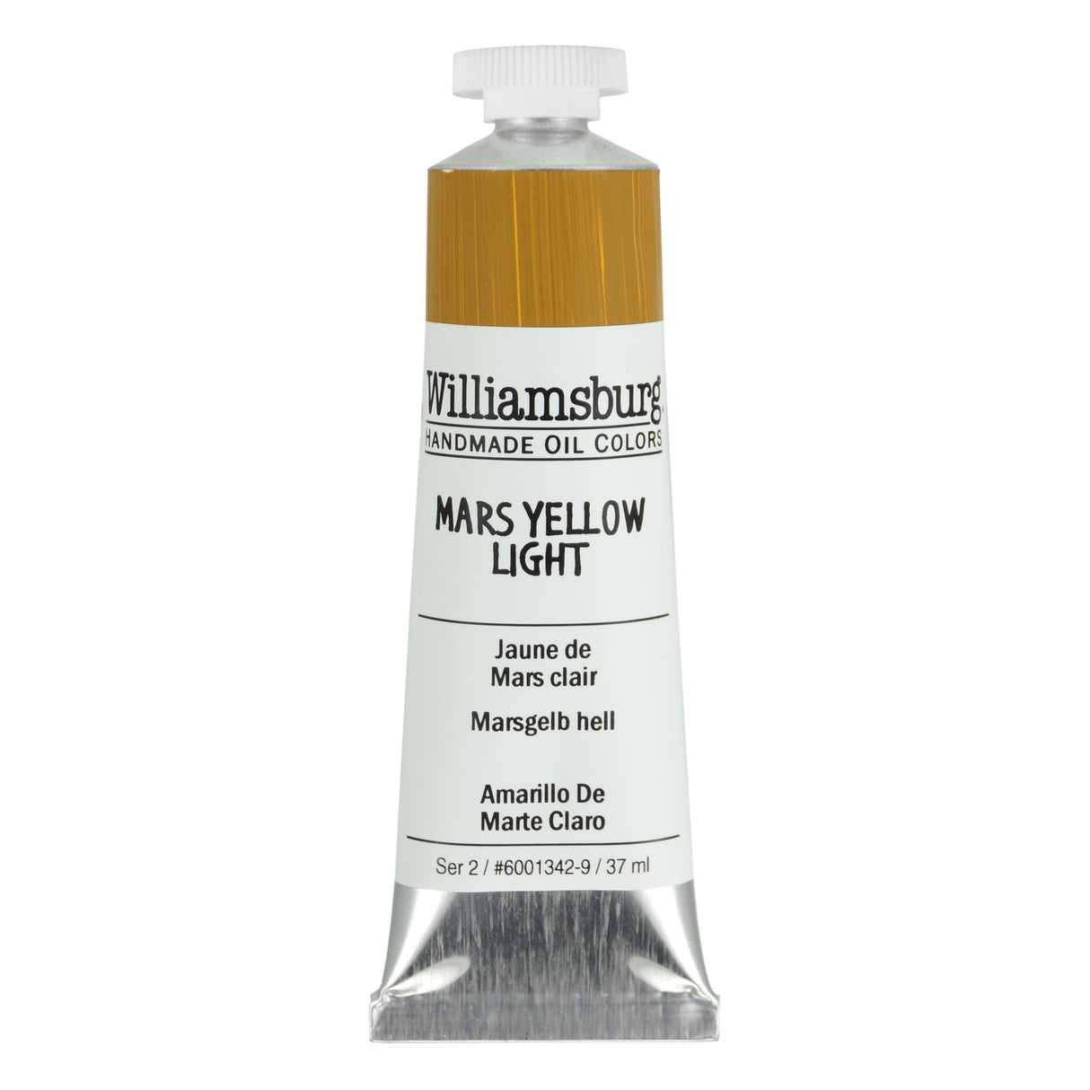 Williamsburg Artist Oil Color, 37ml Tube, Mars Yellow Light