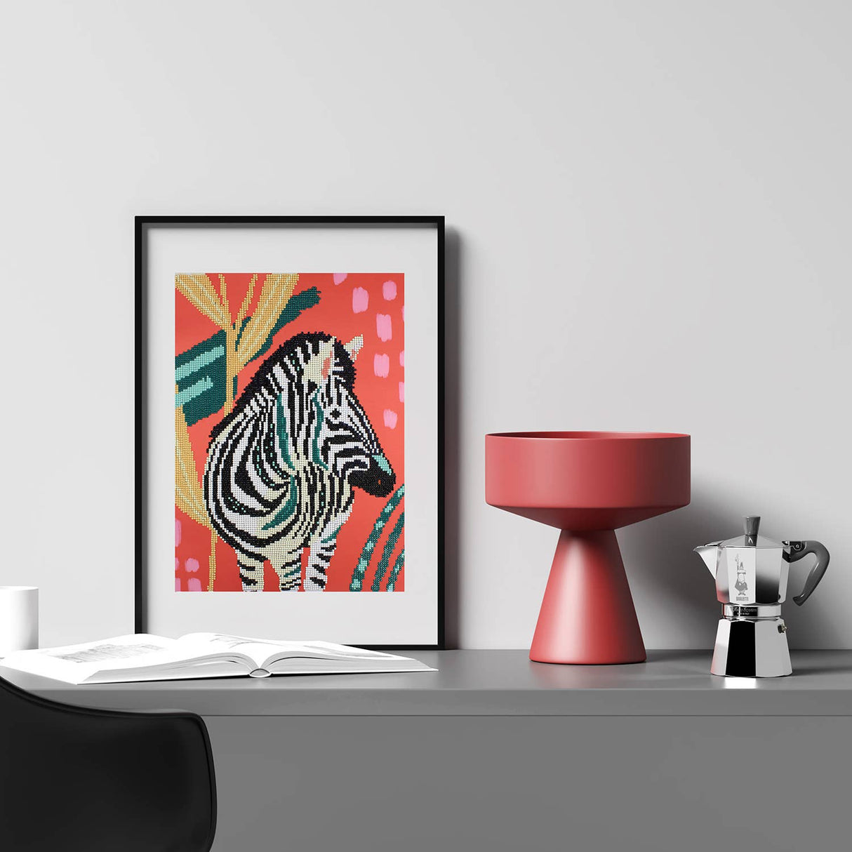 Safari Zebra Diamond Painting Kit