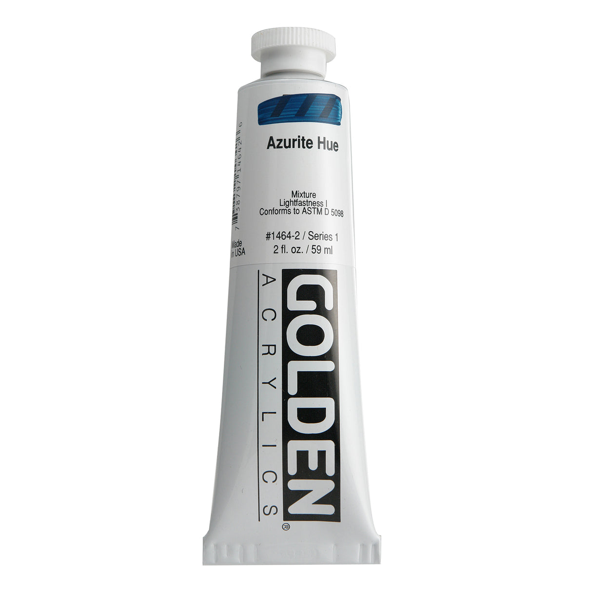 Golden Heavy Body Acrylic, 2 oz., Azurite Hue