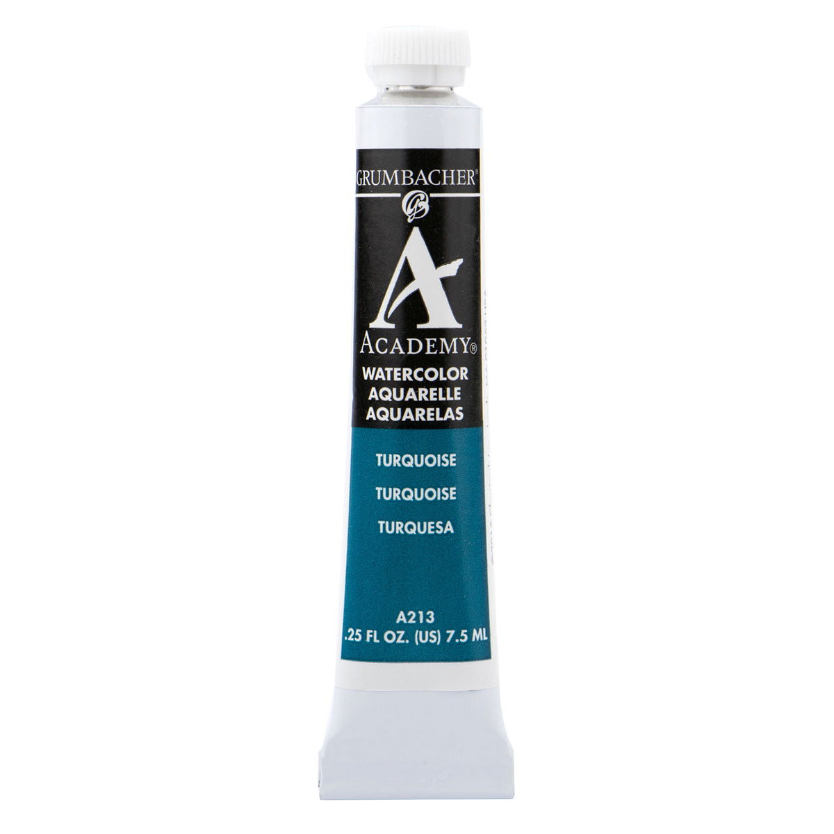 Grumbacher Academy Watercolor, 7.5ml Tube, Turquoise