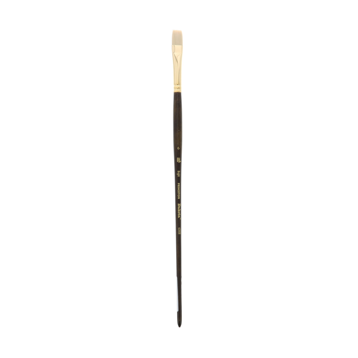 Princeton Brush Dakota Synthetic Hog Bristle Oil & Acrylic Brush, Bright, 6