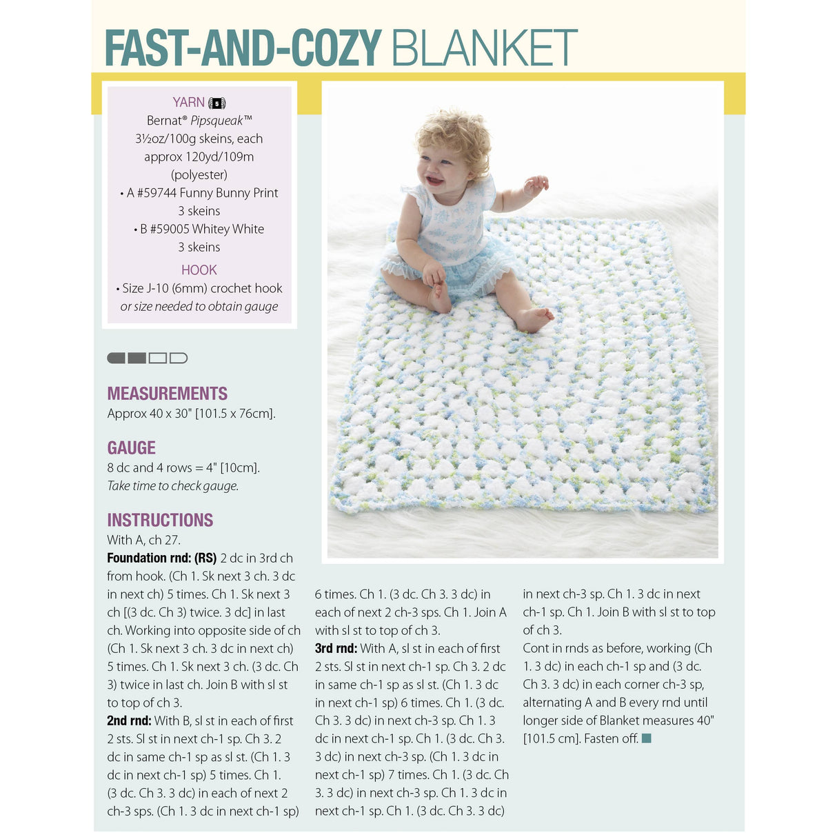 30 Baby Blankets to Crochet