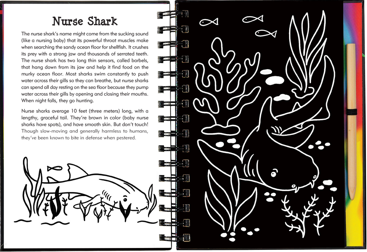 Scratch & Sketch™ Sharks