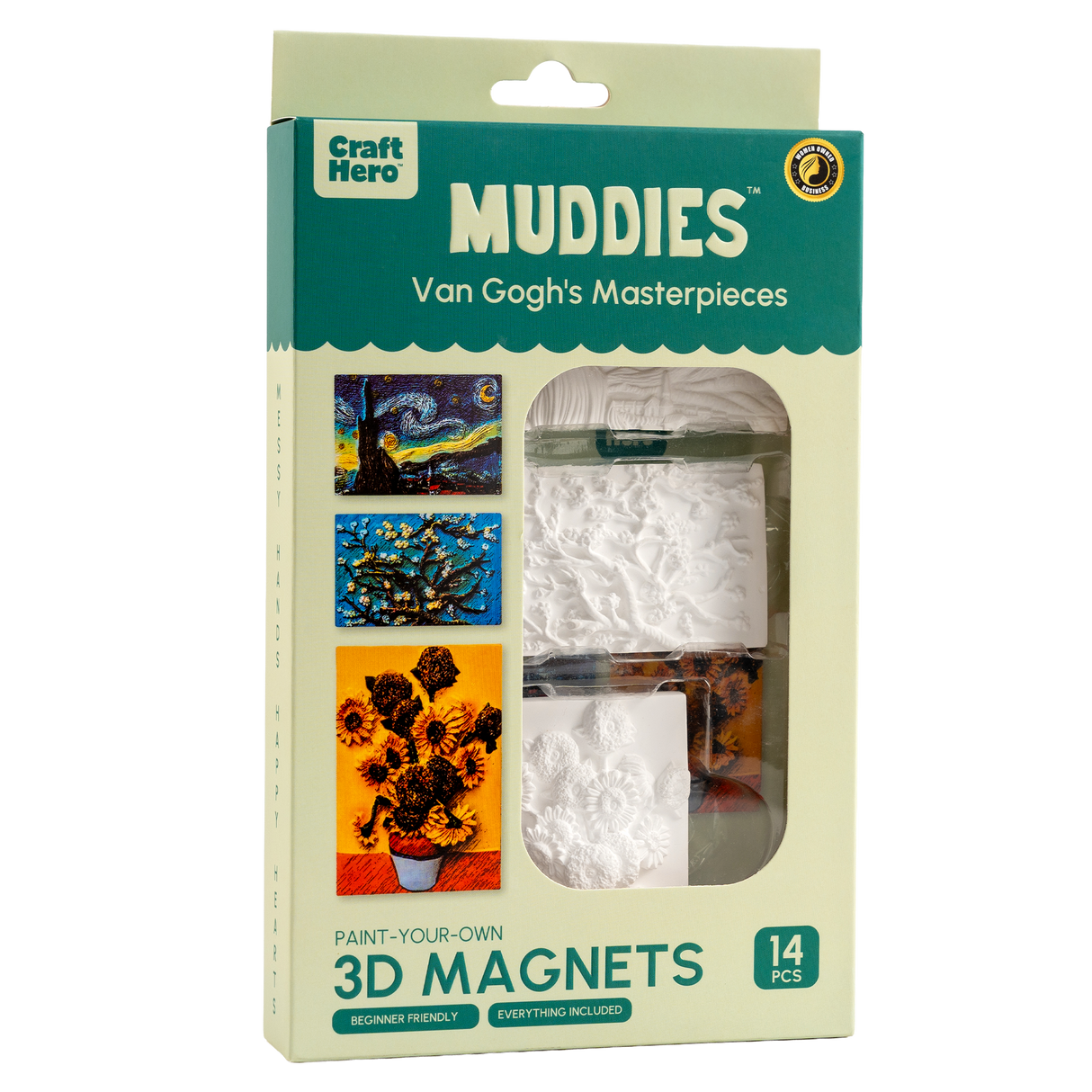 Muddies™ 3D Magnet Painting Kit — Van Gogh’s Masterpieces