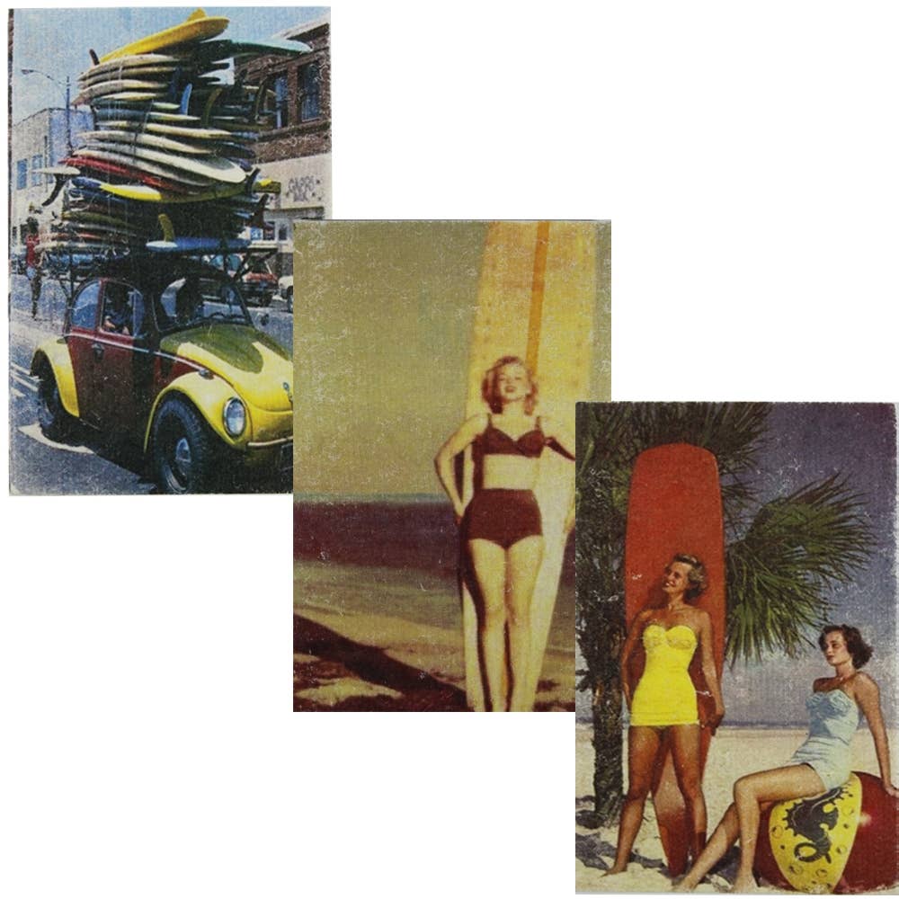 Vintage Surf City Mini Journal