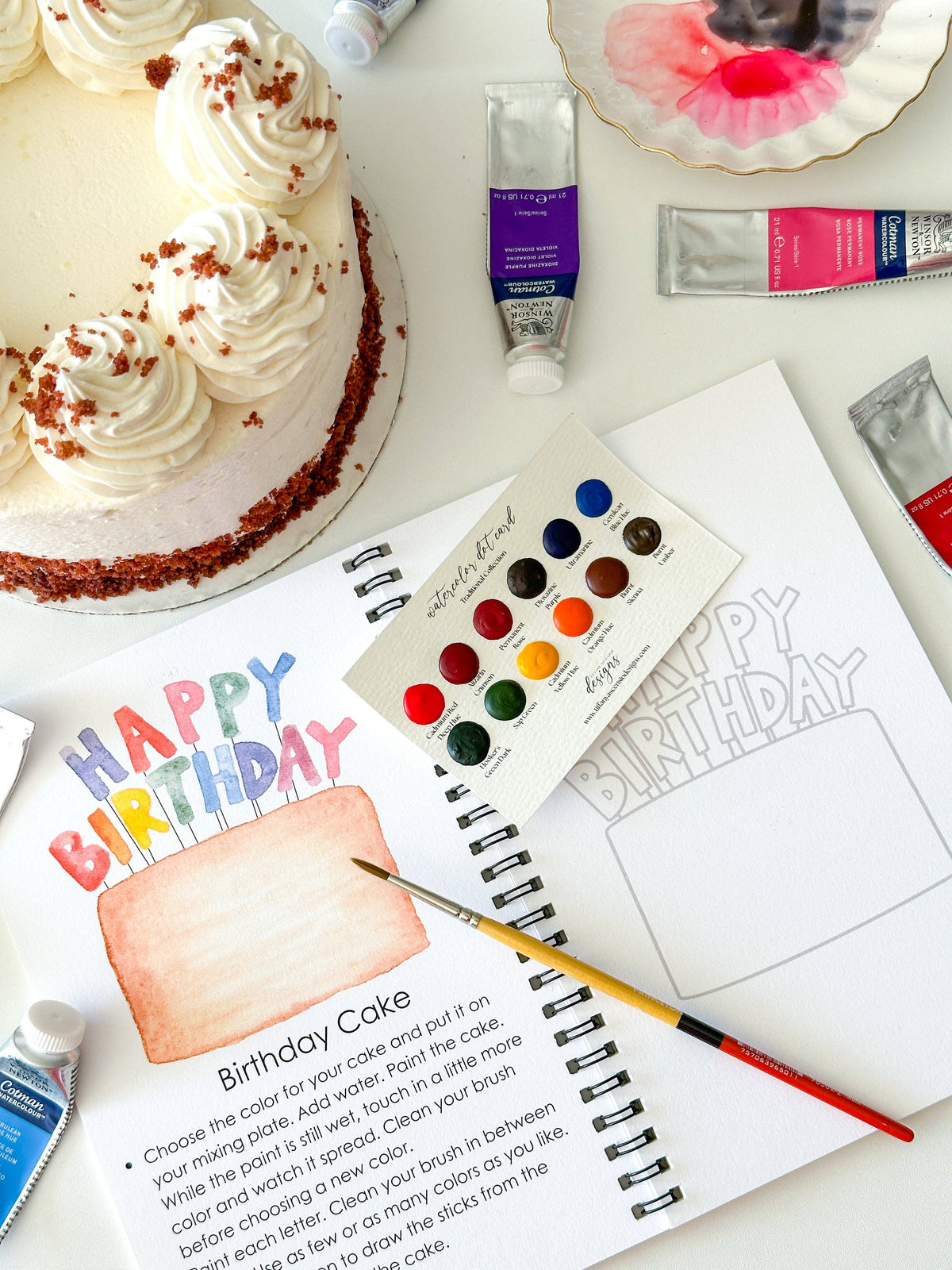 Watercolor Workbook for Kids Elementary Painting