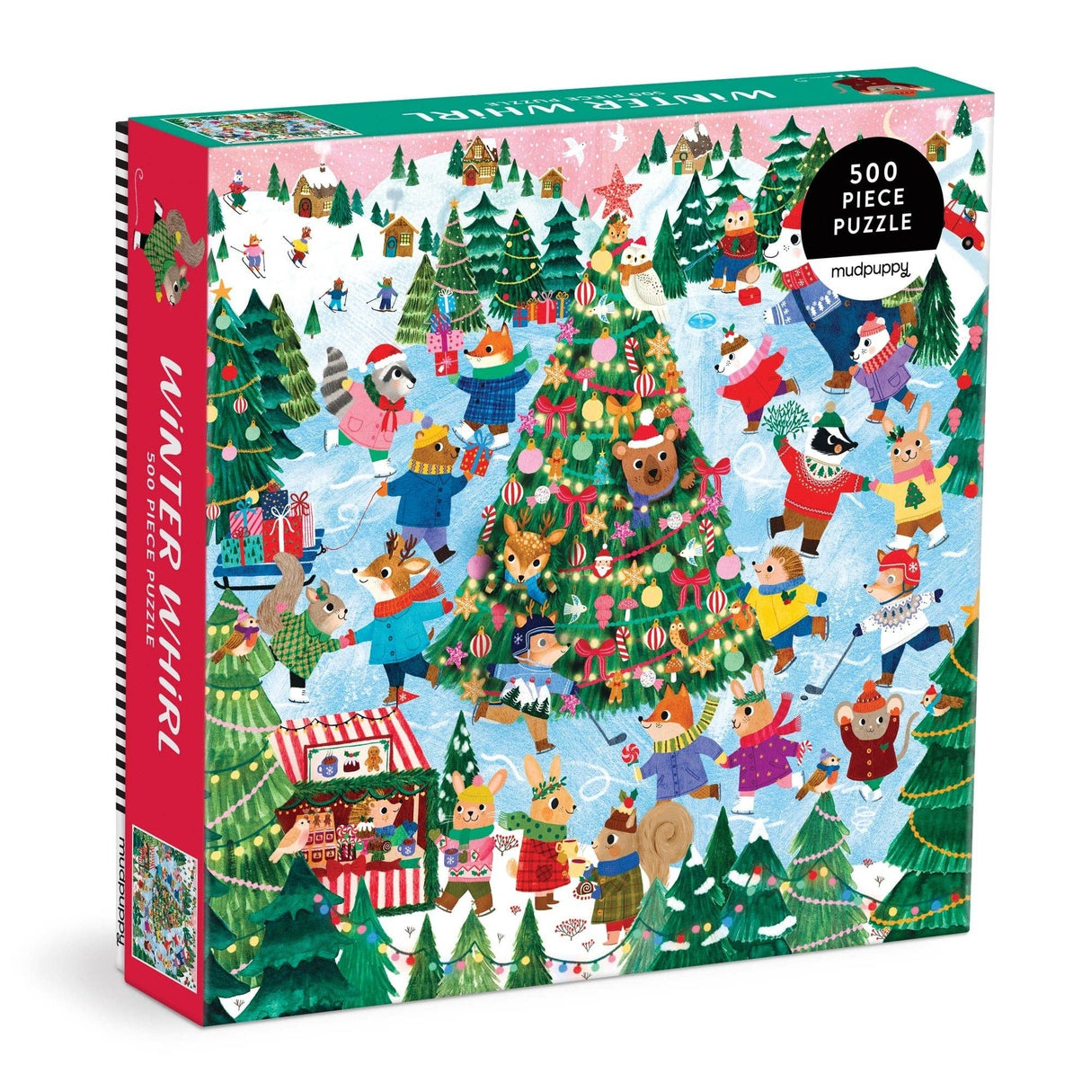 Winter Whirl 500 Piece Family Puzzle