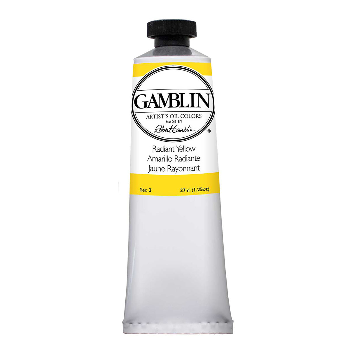 Gamblin Artist Grade Oil Color, 37ml, Radiant Yellow