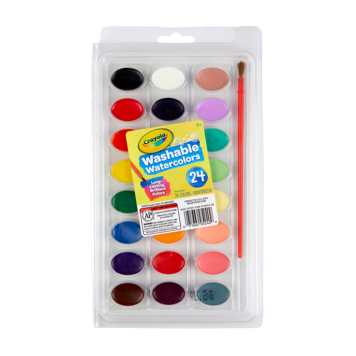 Crayola Washable Watercolors-24 colors