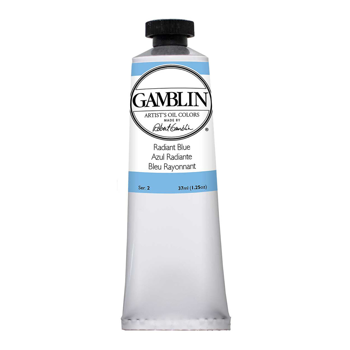 Gamblin Artist Grade Oil Color, 37ml, Radiant Blue