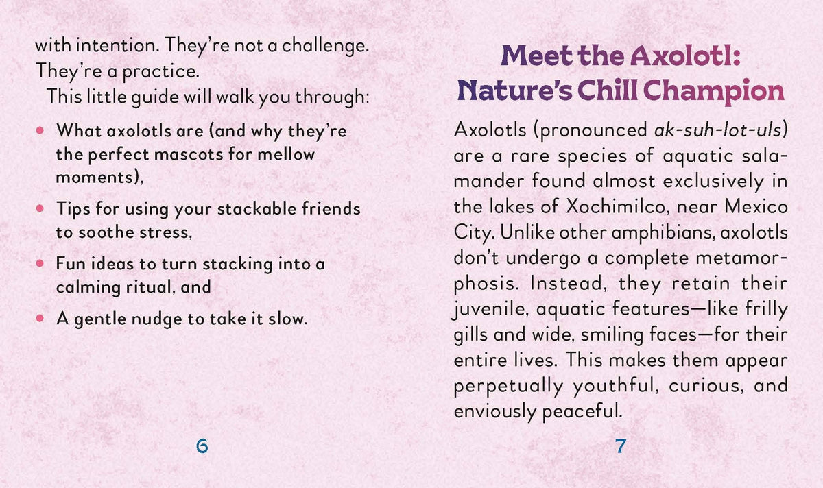 Staxolotls: Relaxolotl with 6 Stacking Axolotls!