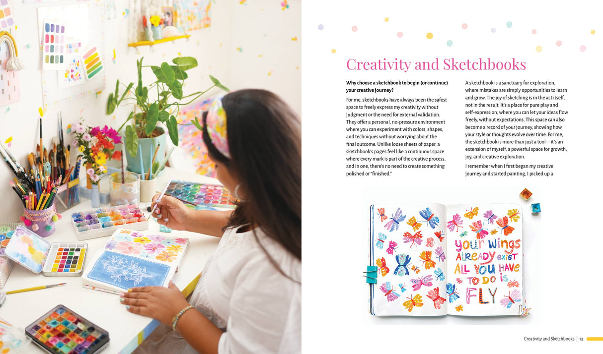 Creative Sketchbook Magic: 30 Easy & Joyful Lessons