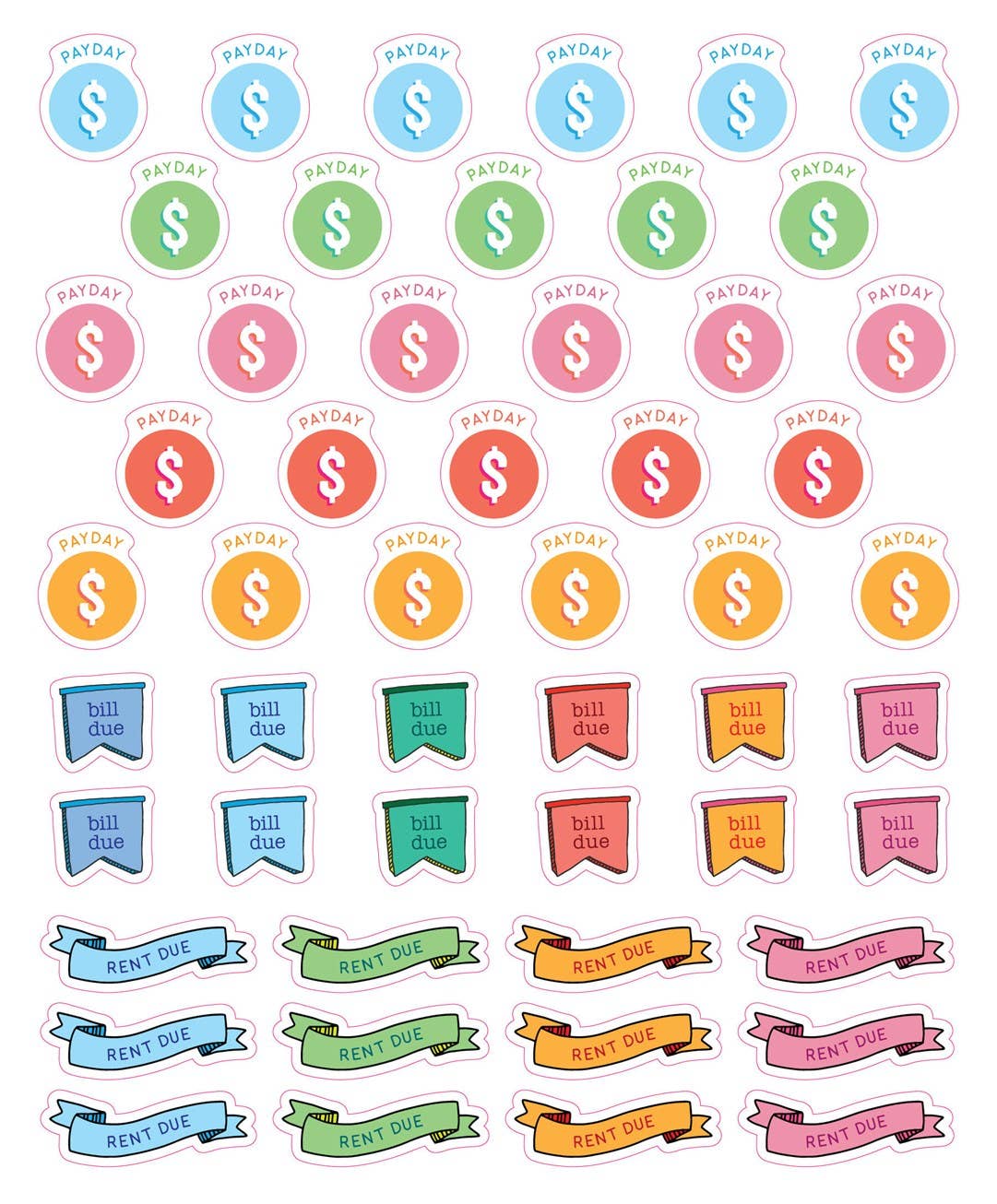 So. Many. Planner Stickers.