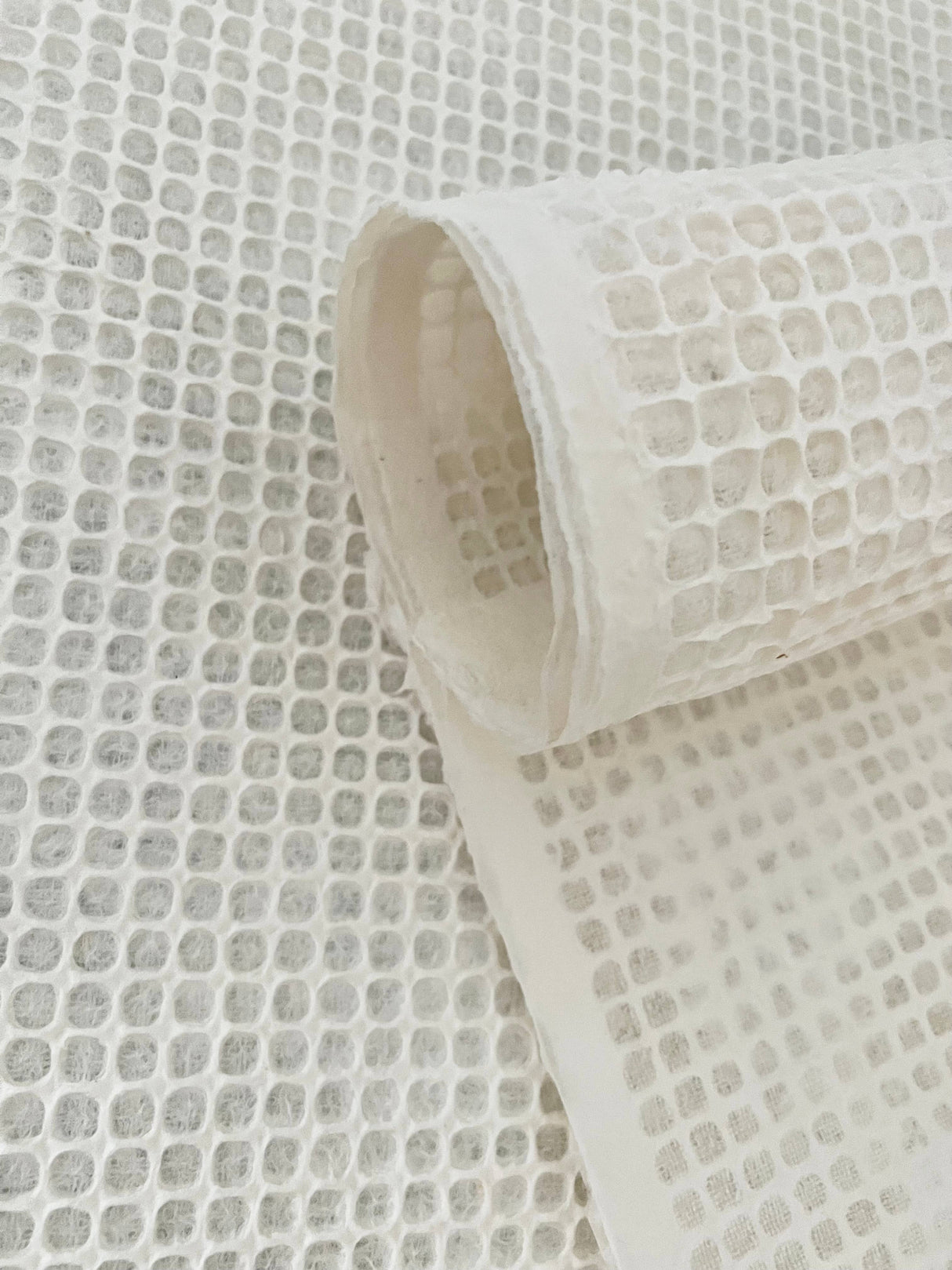 Embossed Grid Mulberry Paper