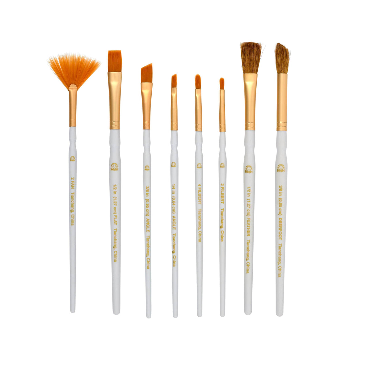 Plaid ® Brush Set - Texture, 8-Piece