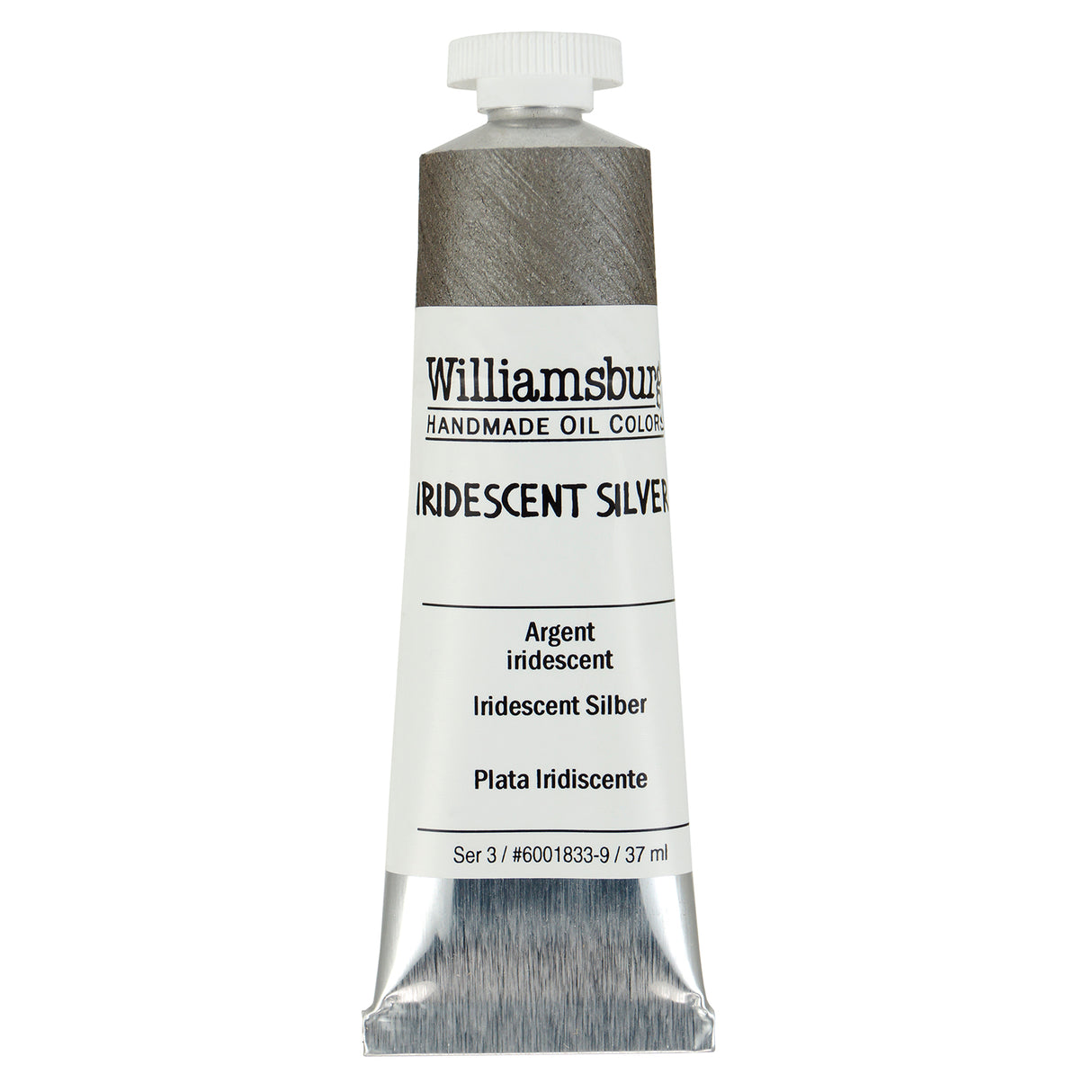 Williamsburg Artist Oil Color, 37ml Tube, Iridescent Silver