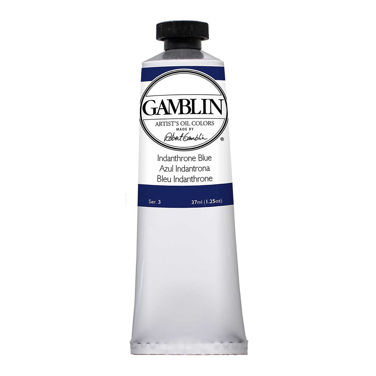 Gamblin Artist Grade Oil Color, 37ml, Indanthrone Blue