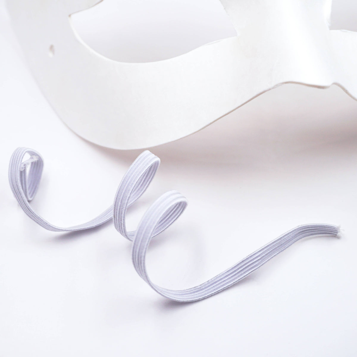 DIY White Paper Masquerade Mask (2 styles available)