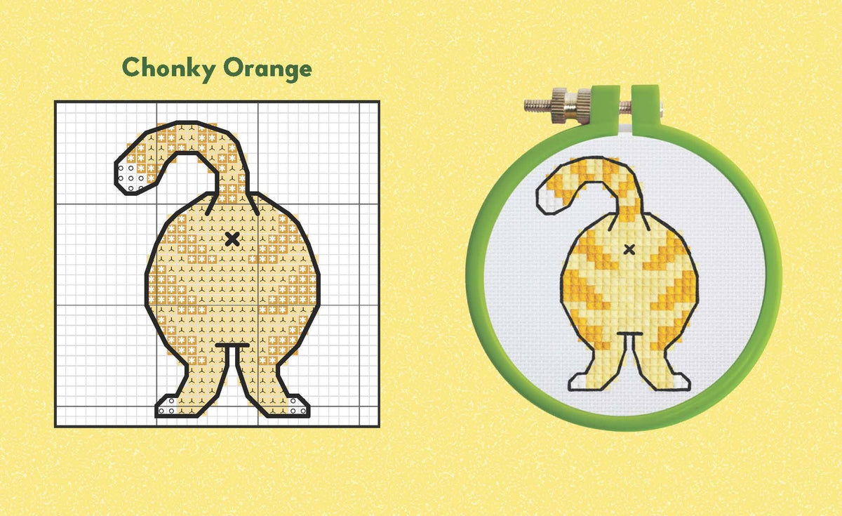 Cat Butts Cross-Stitch Kit