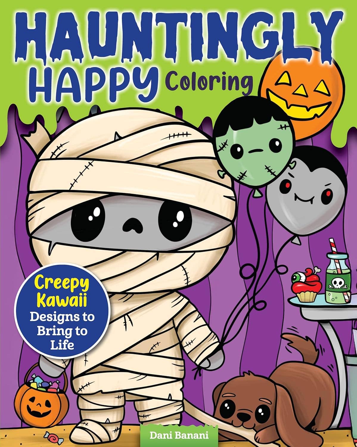 Hauntingly Happy Coloring Book