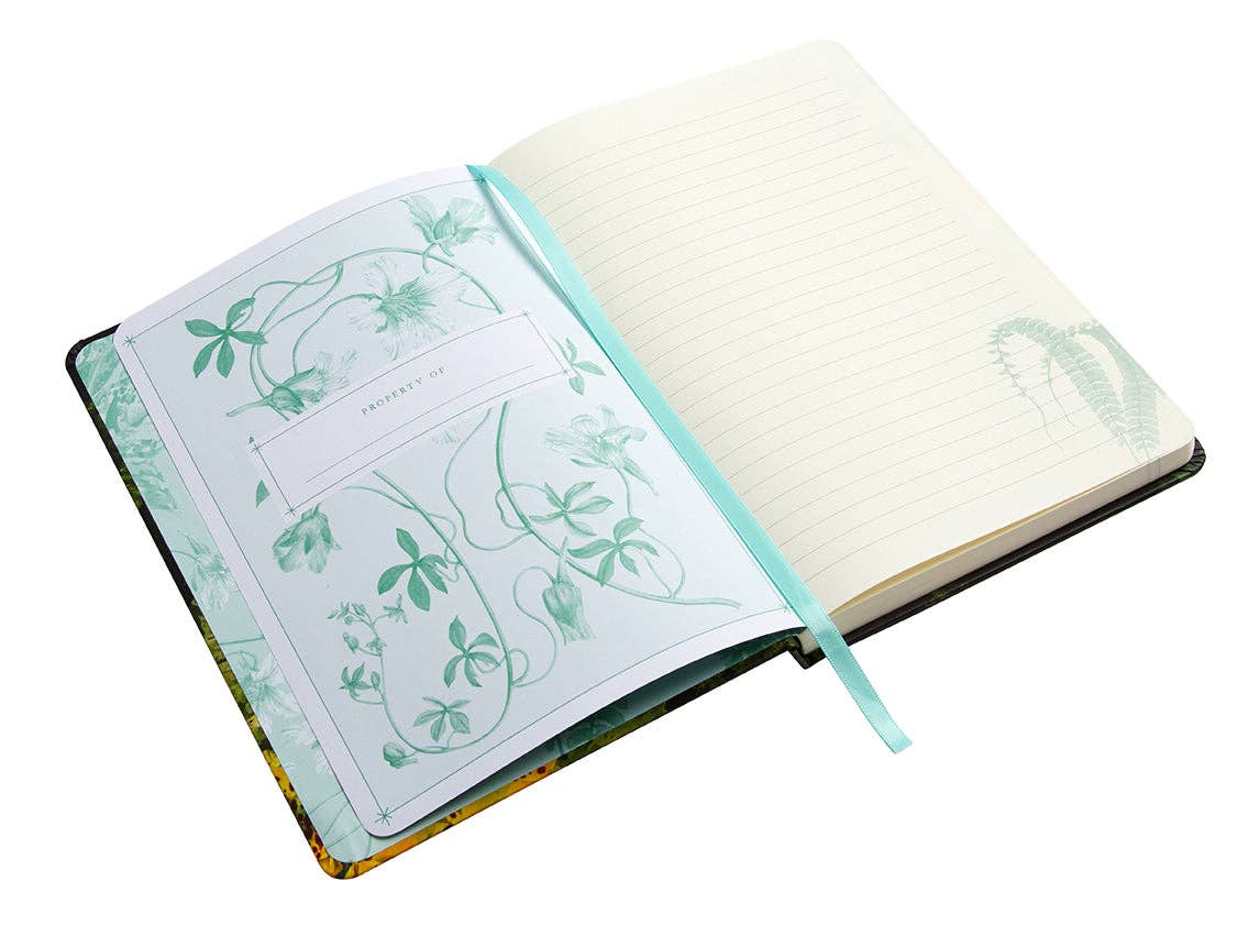 Art of Nature: Botanical Hardcover Ruled Journal