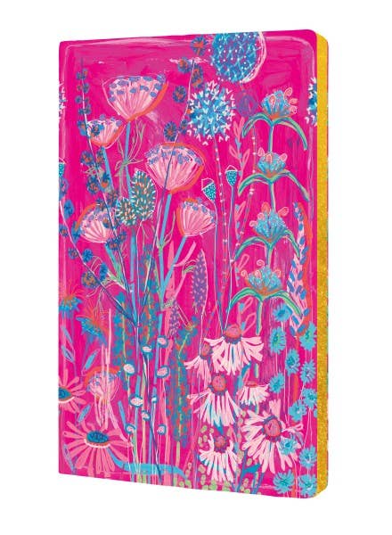 Lucy Innes Williams: Pink Garden House Soft Touch Journal