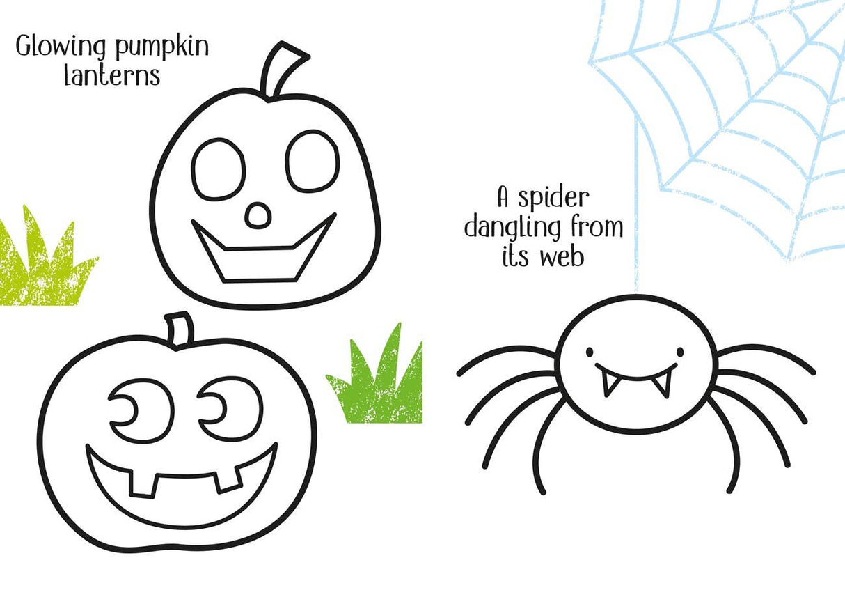 Little Coloring Halloween: Usborne