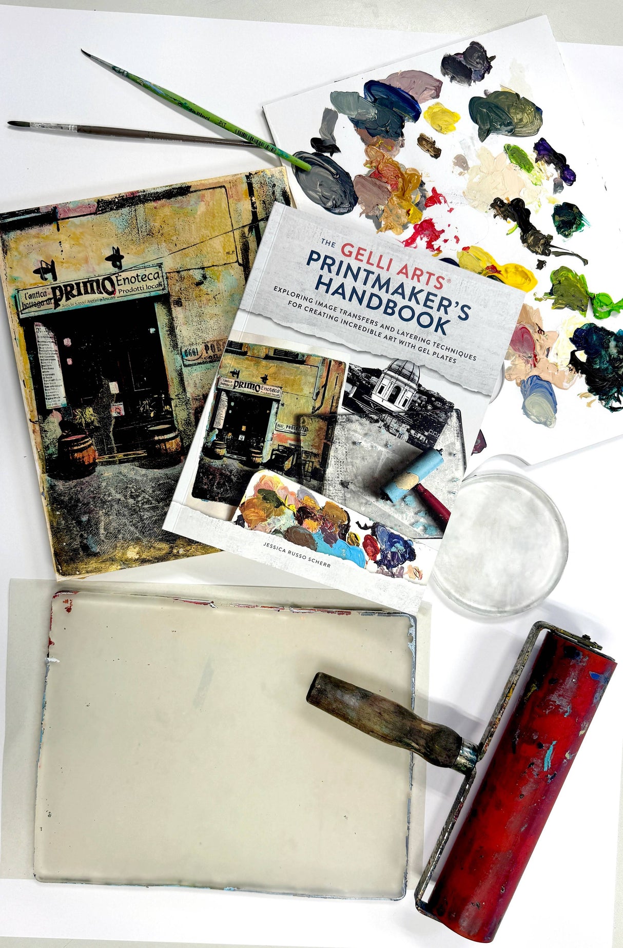 GELLI ARTS® PRINTMAKERS HANDBOOK by Jessica Russo Scherr