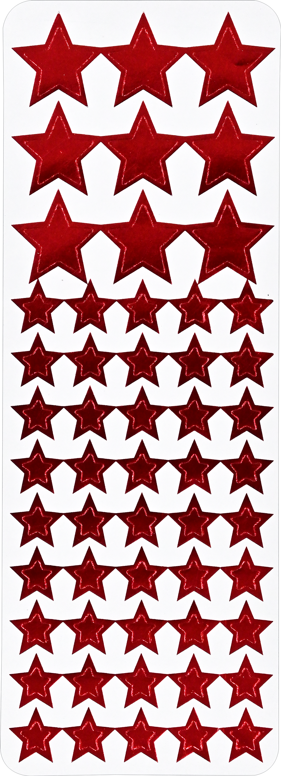 Color Foil Stars Sticker Set