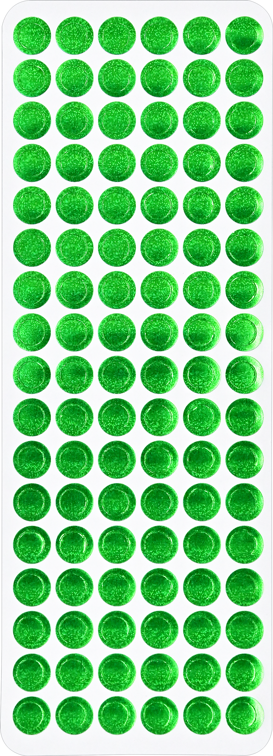 Color Foil Dots Sticker Set