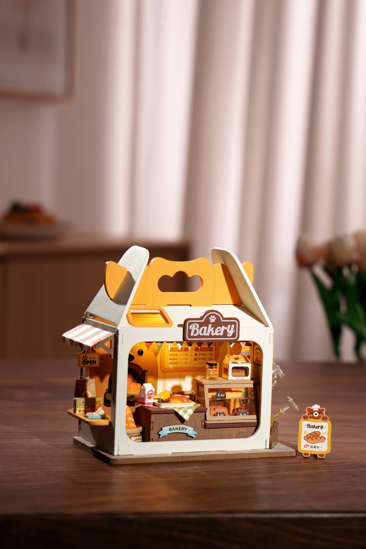 DIY Miniature House Kit: Teddy's Breadbox