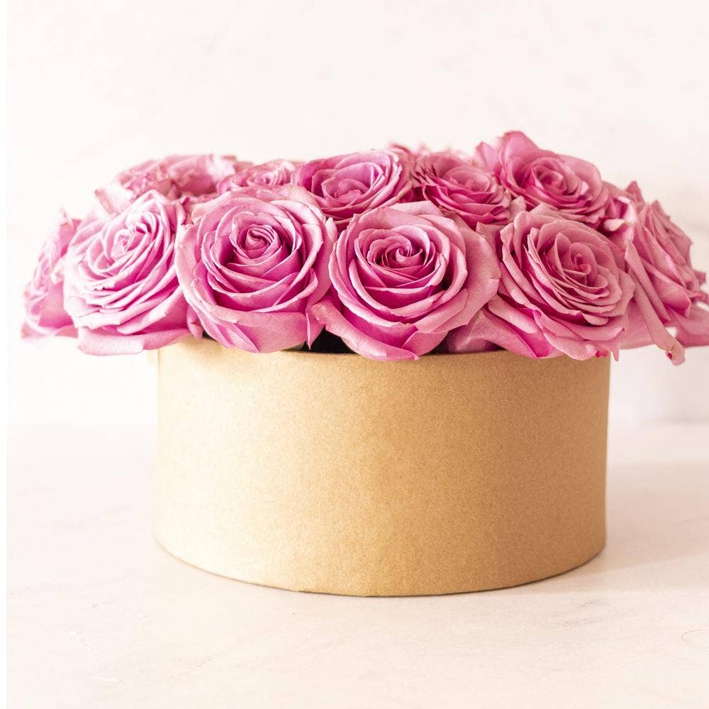 Premade Round Paper Mache Boxes - 7" Dia x 3" H