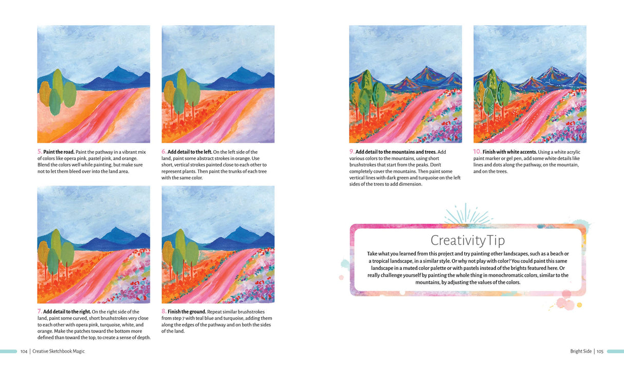 Creative Sketchbook Magic: 30 Easy & Joyful Lessons