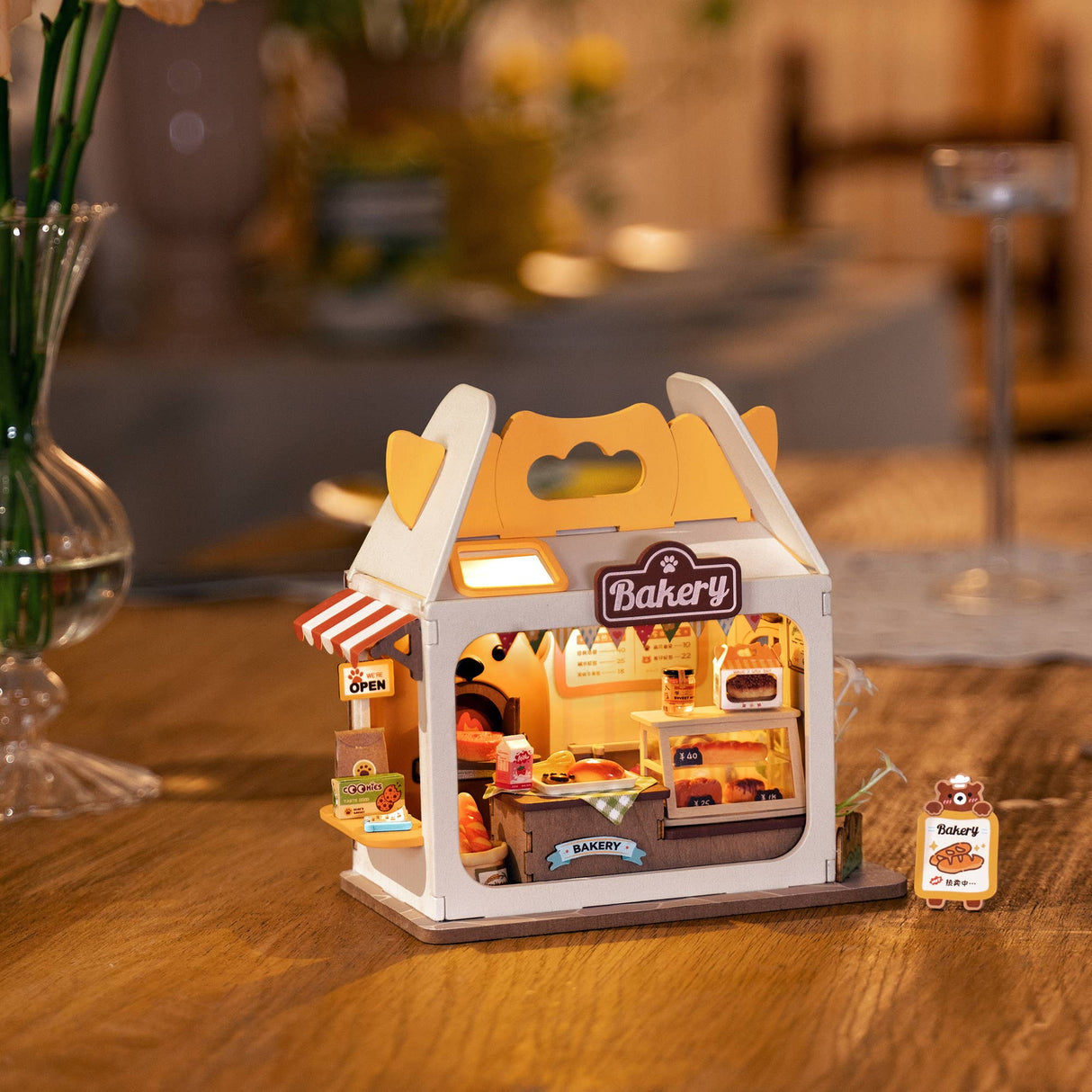 DIY Miniature House Kit: Teddy's Breadbox