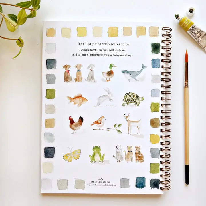 Animals Emily Lex Watercolor Workbook