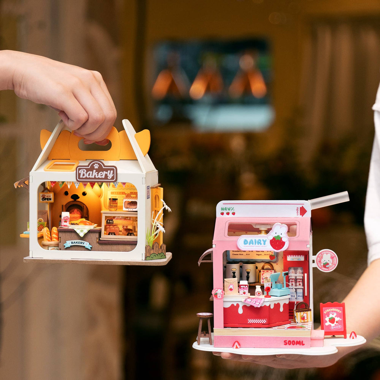 DIY Miniature House Kit: Teddy's Breadbox