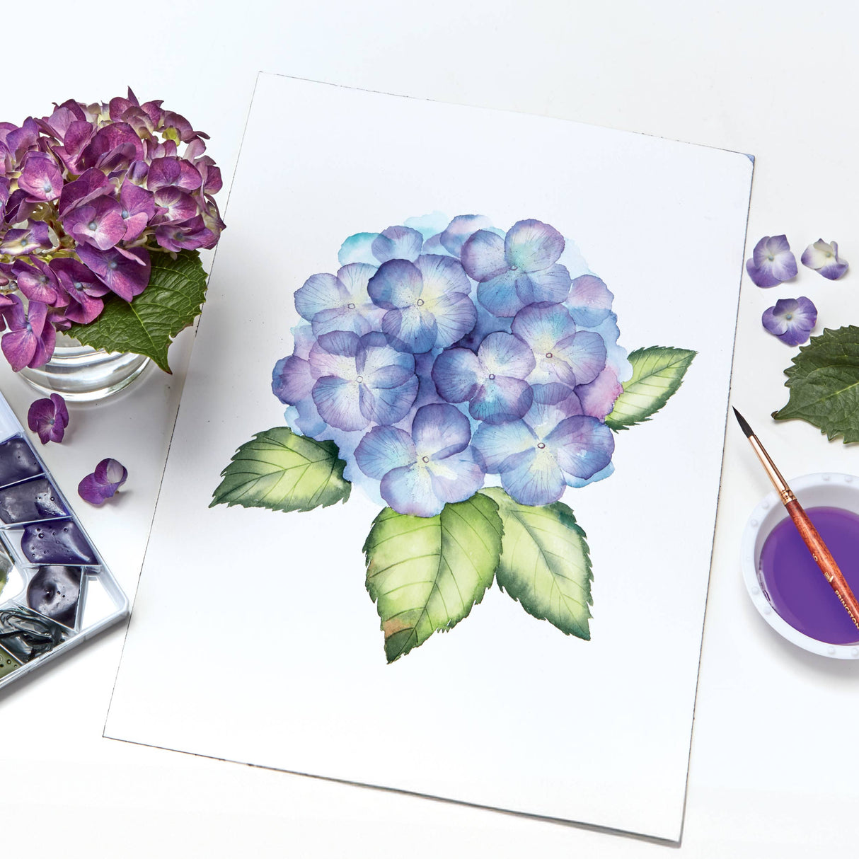 Hello, Watercolor! Step-by-Step Watercolor Flowers & Animals