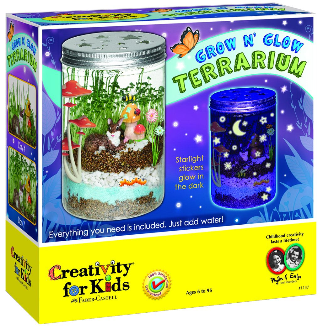 Creativity For Kids Grow 'N Glow Terrarium Kit-