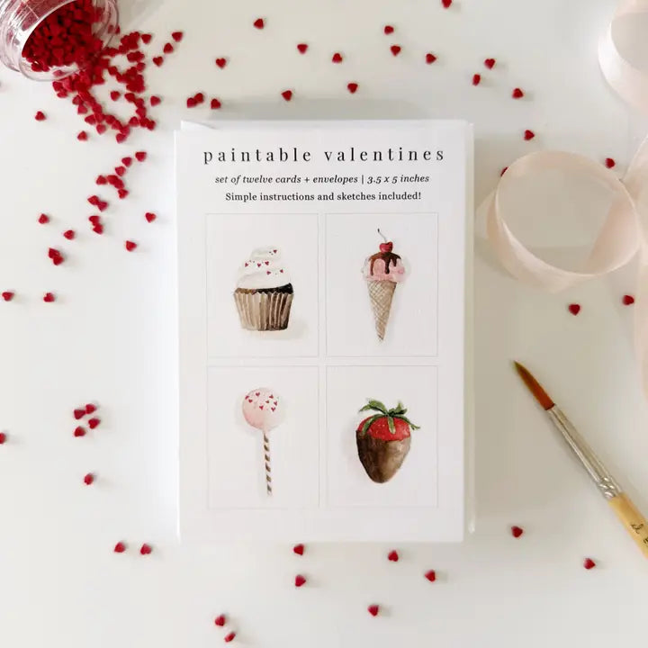 Sweet Treats, Emily Lex Small Paintable Watercolor cards