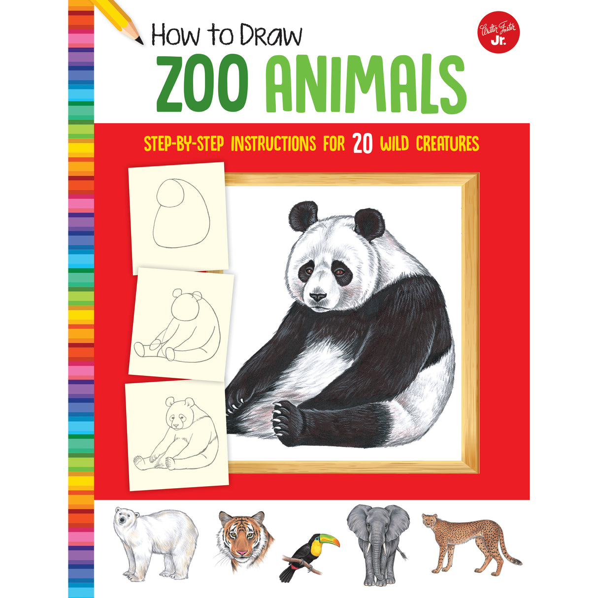 Walter Foster How To Draw Jr. Series, How To Draw Zoo Animals