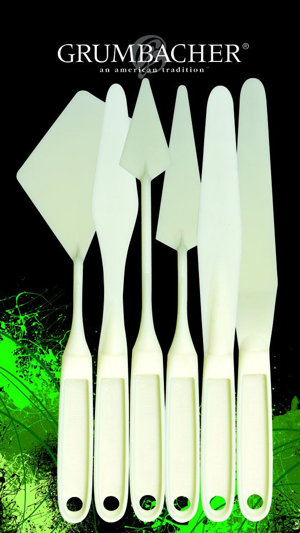 Grumbacher Palette Knife Set, 6-Pieces