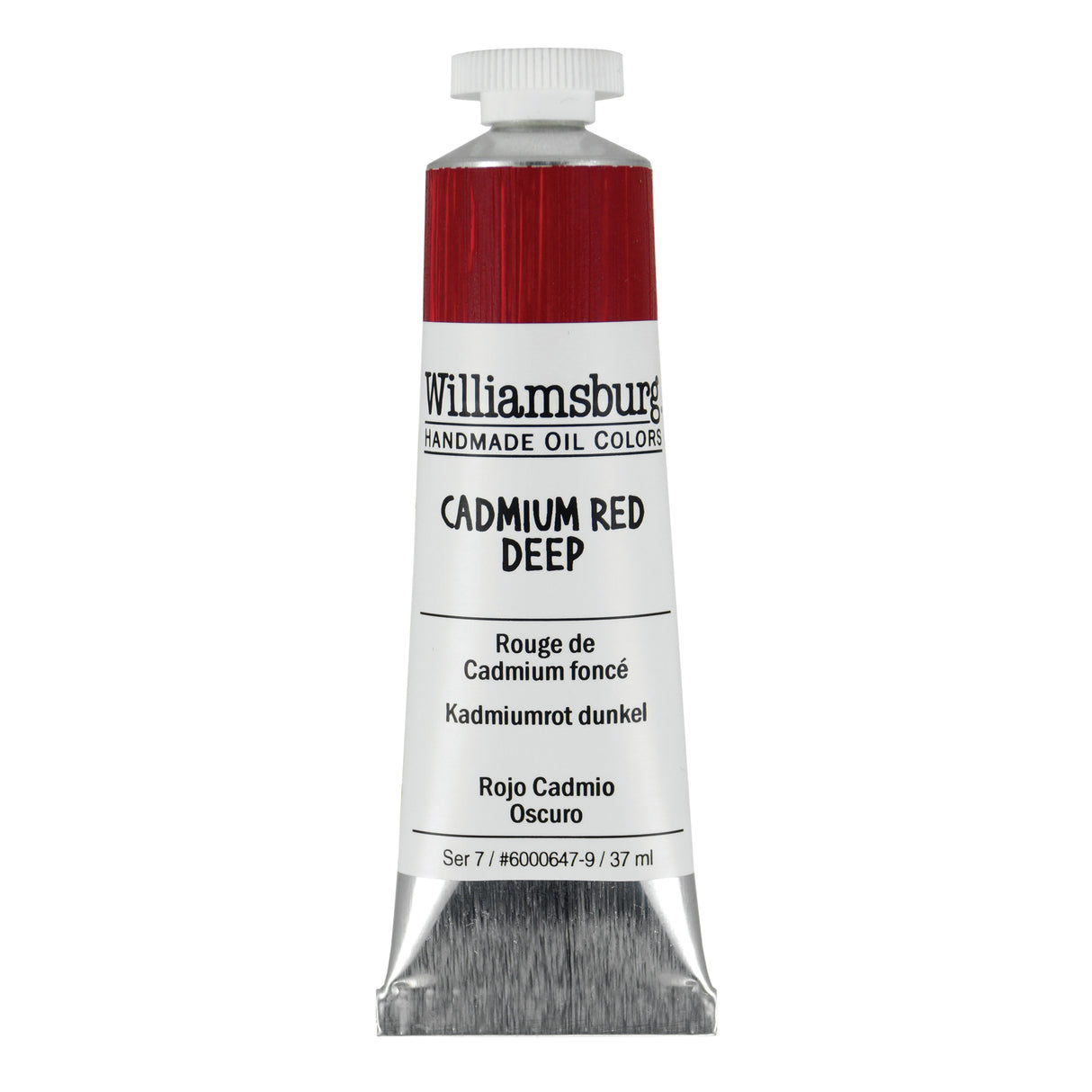 Williamsburg Artist Oil Color, 37ml Tube, Cadmium Red Deep