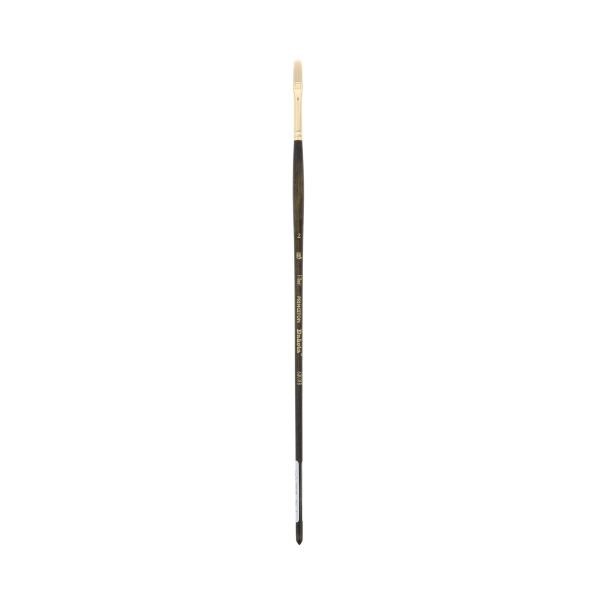 Princeton Brush Dakota Synthetic Hog Bristle Oil & Acrylic Brush, Filbert, 2